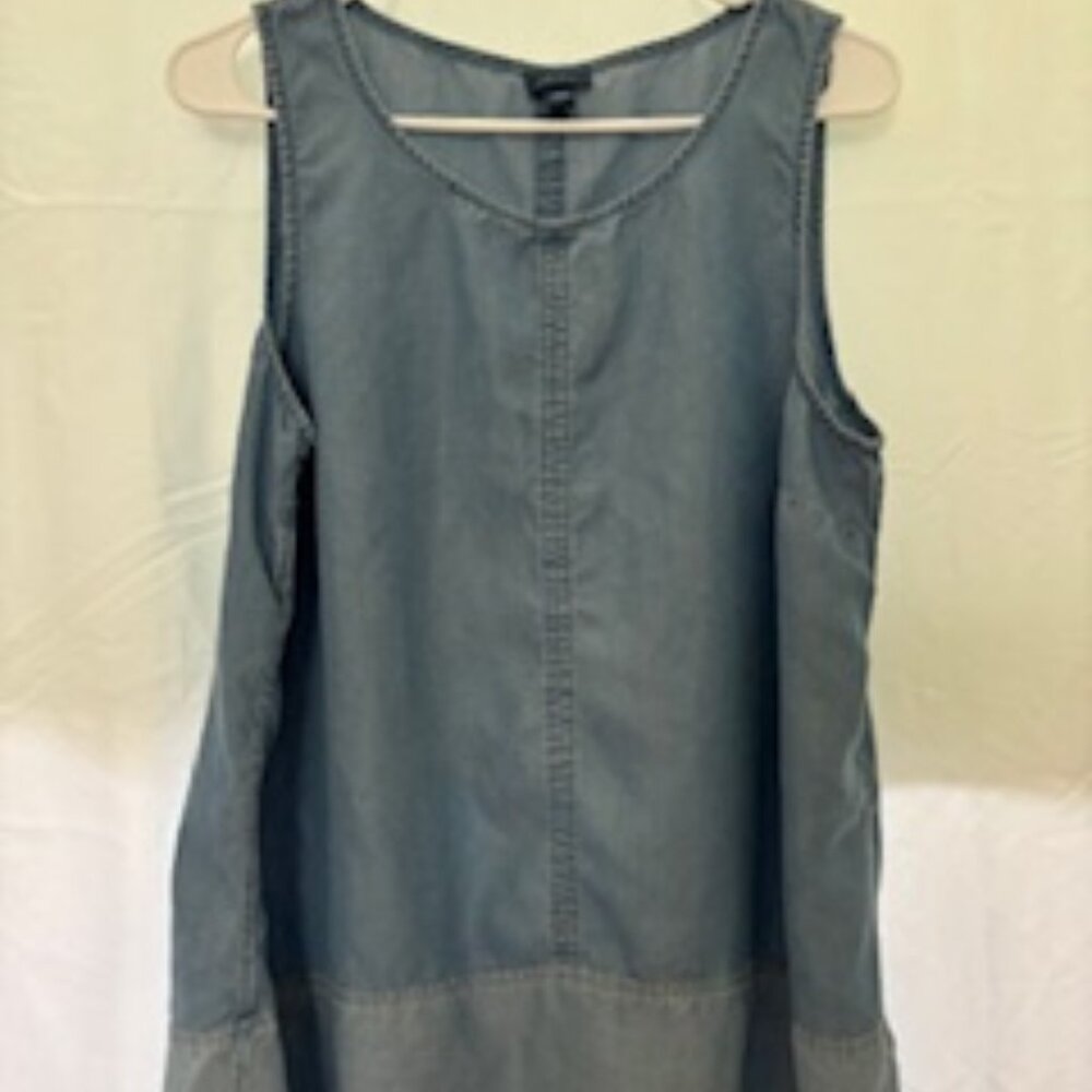 J Jill Denim Sleeveless Tunic - NWOT
